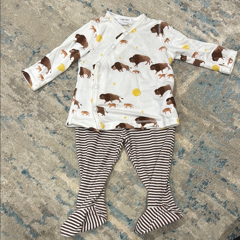 Angel Dear Bamboo Buffalo Set